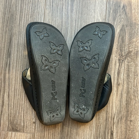 Alegria Black Leather Mules | 42 - Picture 7 of 8